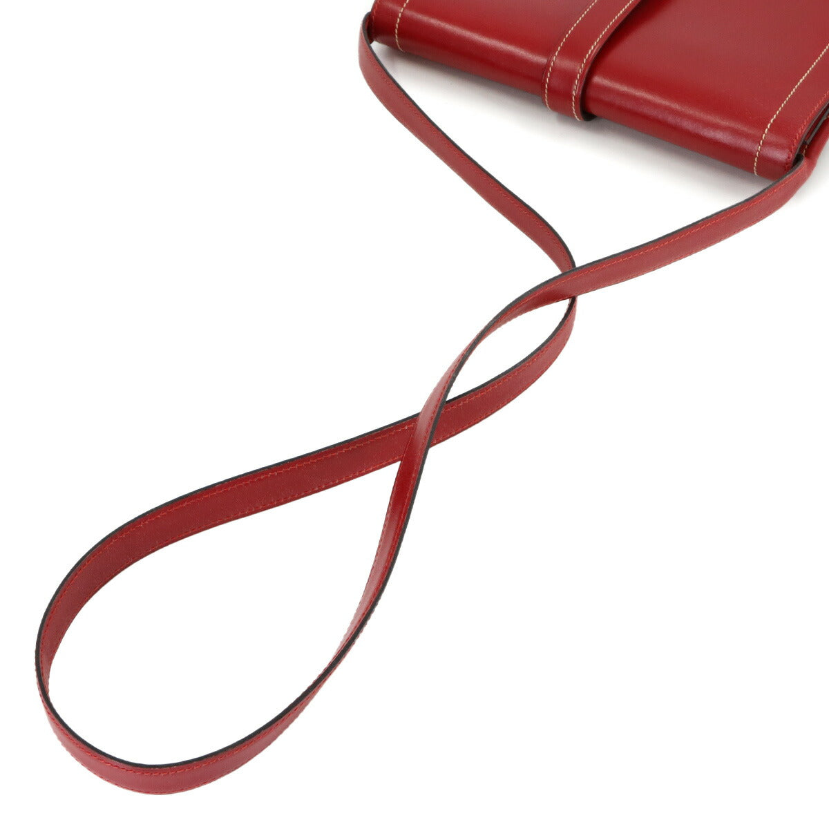 Galopade Shoulder Bag Leather Red Vintage Purse