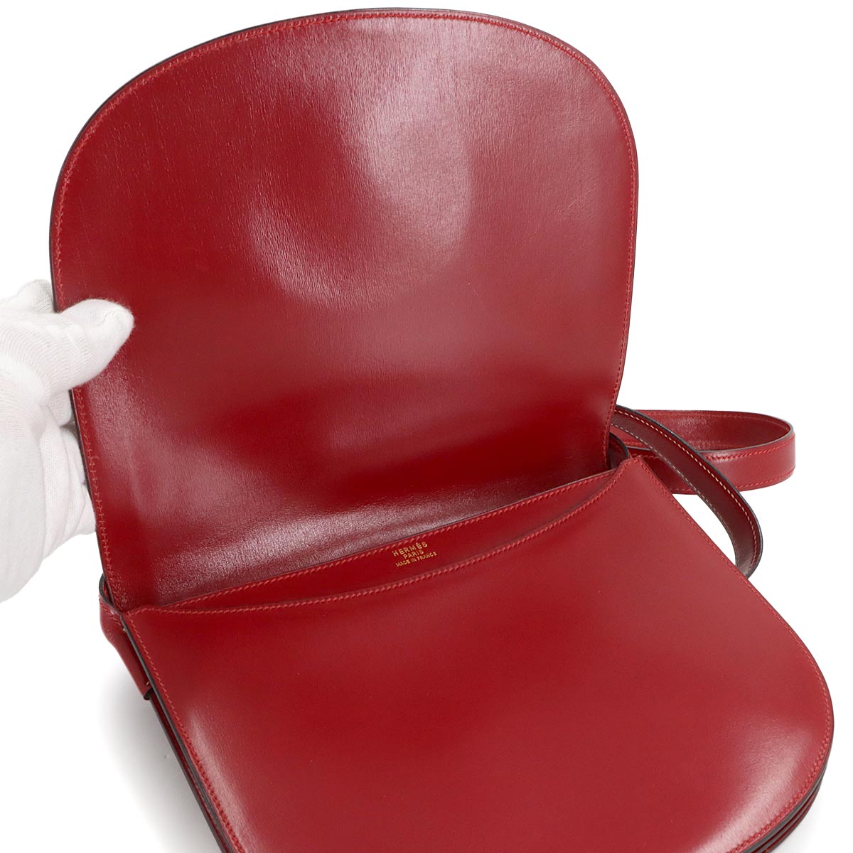 Galopade Shoulder Bag Leather Red Vintage Purse