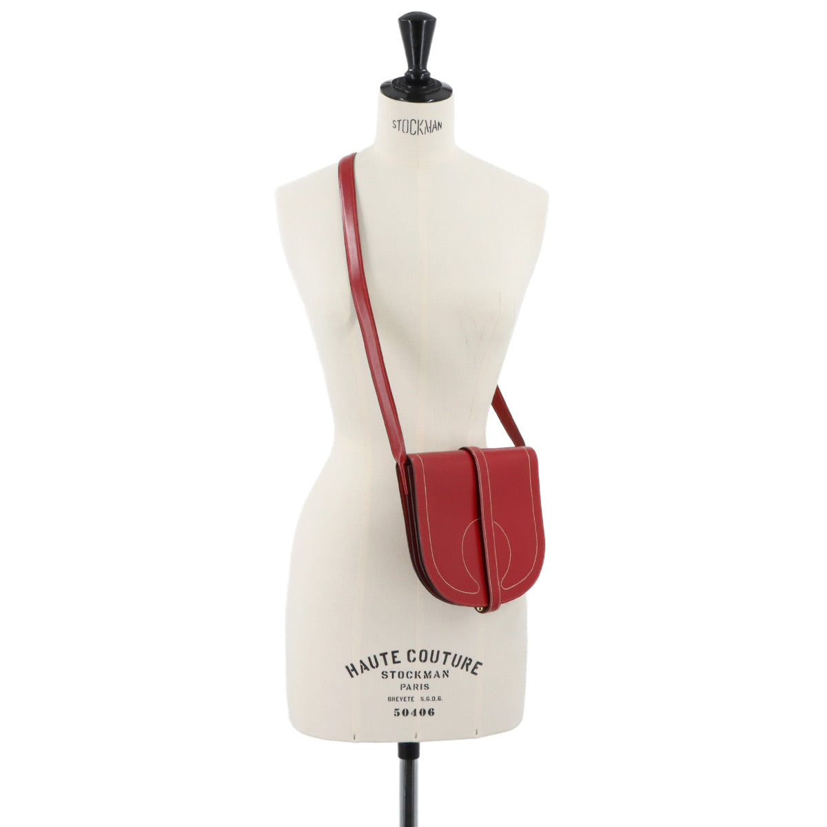 Galopade Shoulder Bag Leather Red Vintage Purse