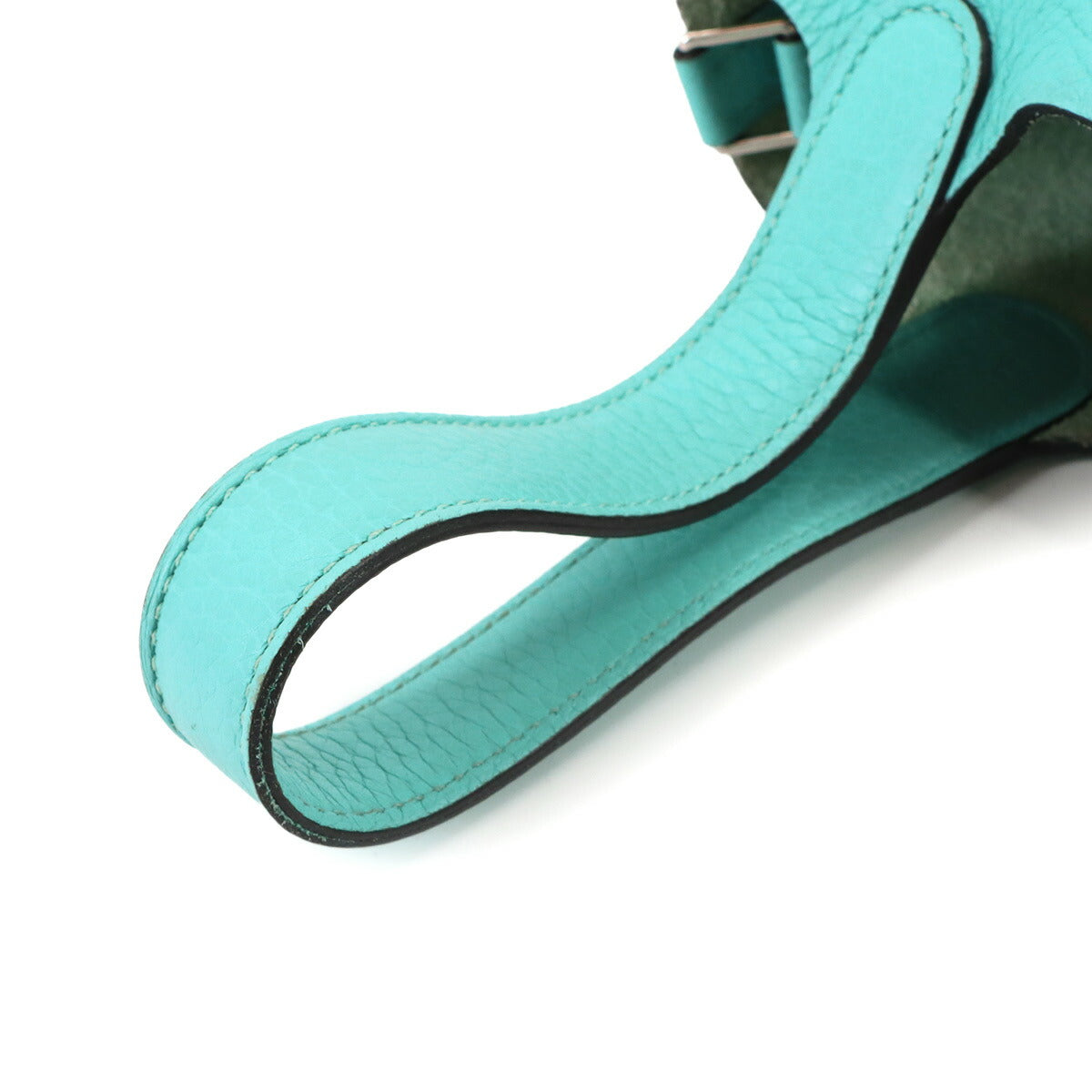 Picotin Lock PM Hand Bag Taurillon Clemence Blue Atoll