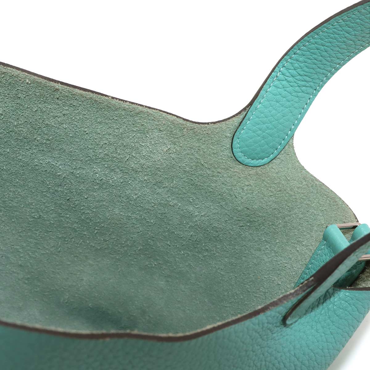 Picotin Lock PM Hand Bag Taurillon Clemence Blue Saint Cyr