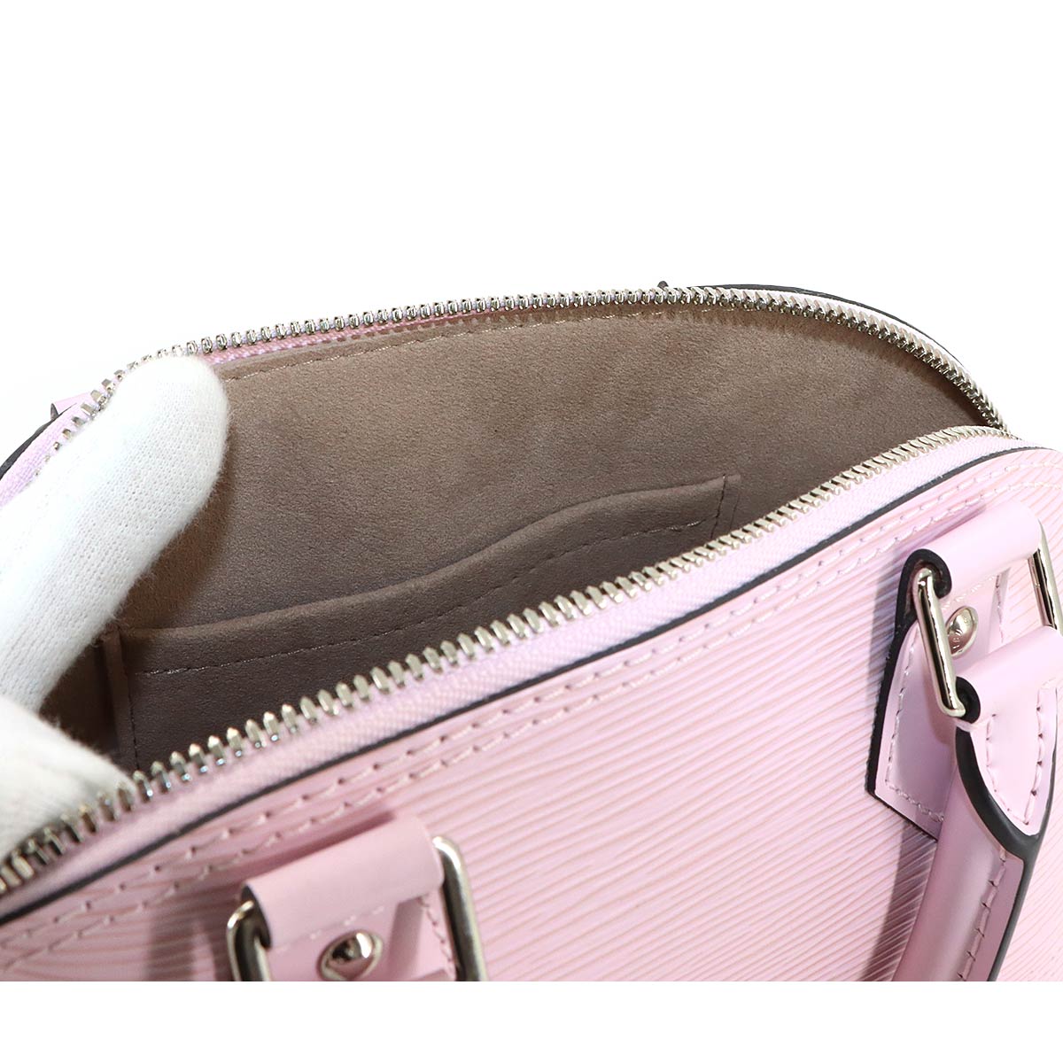 Epi Alma BB 2way Hand Shoulder Bag Leather Pink M59786