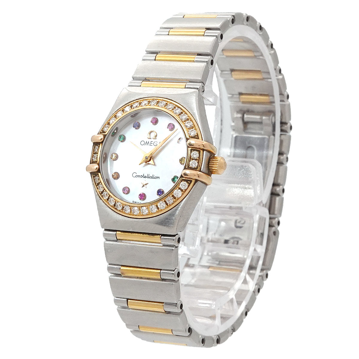 Constellation Mini Iris 1360.79 PG Diamond White Shell Dial