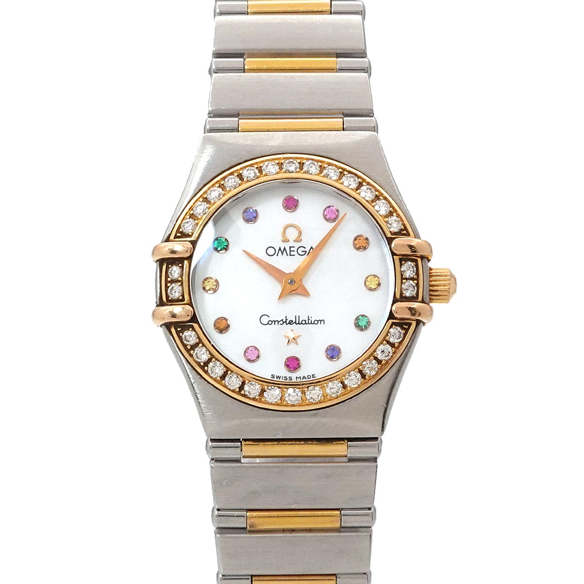 Constellation Mini Iris 1360.79 PG Diamond White Shell Dial