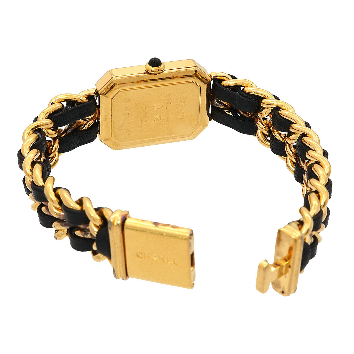 Premiere Size L H0001 Vintage Quartz Black Dial Ladies Watch