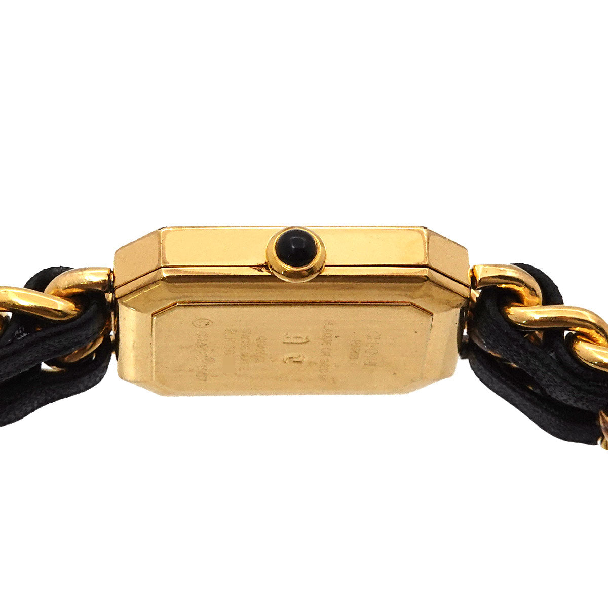 Premiere Size L H0001 Vintage Quartz Black Dial Ladies Watch