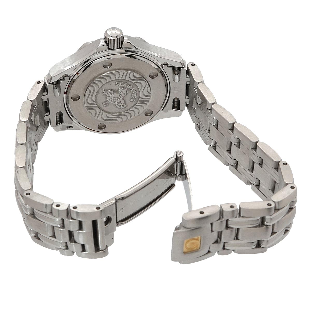 Seamaster 300m 2583.80 Date Quartz Blue Dial Ladies Watch