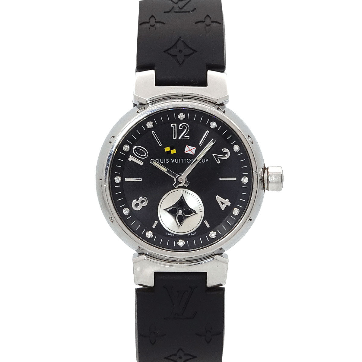 Tambour Lovely Cup PM Q12M1 Diamond Black Dial