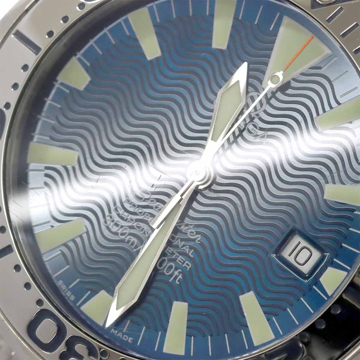 Seamaster Professional 300 2255 80 Mens Watch Date Blue Dial