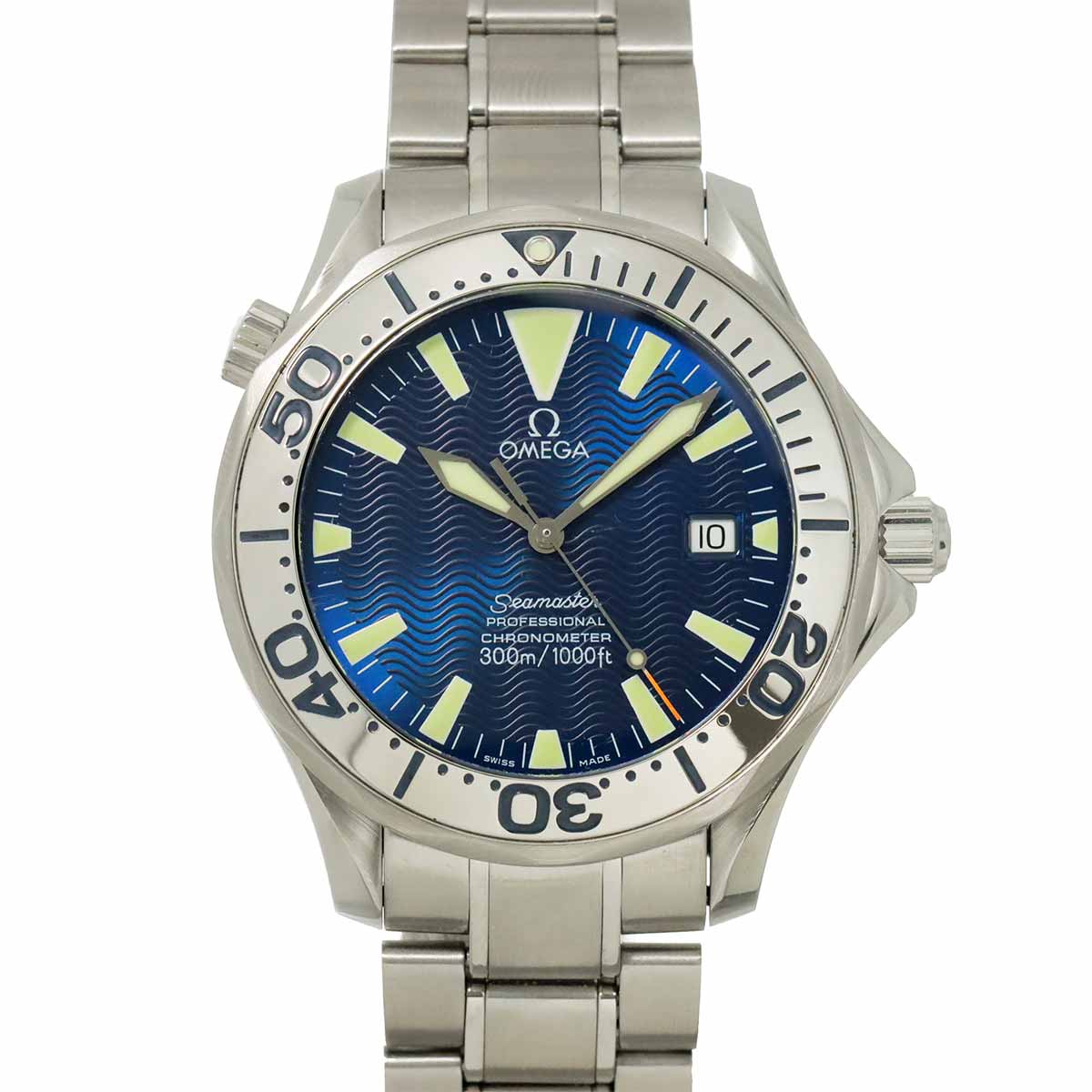 Seamaster Professional 300 2255 80 Mens Watch Date Blue Dial