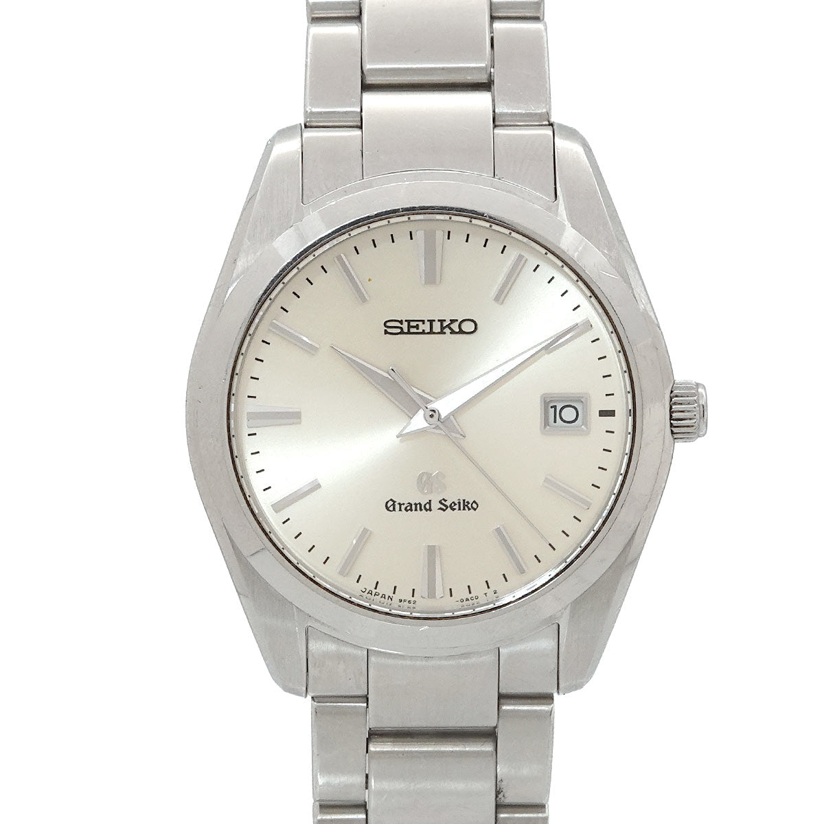 GRAND SEIKO SBGX063 9F62 0AB0 Date Quartz Silver Dial Mens