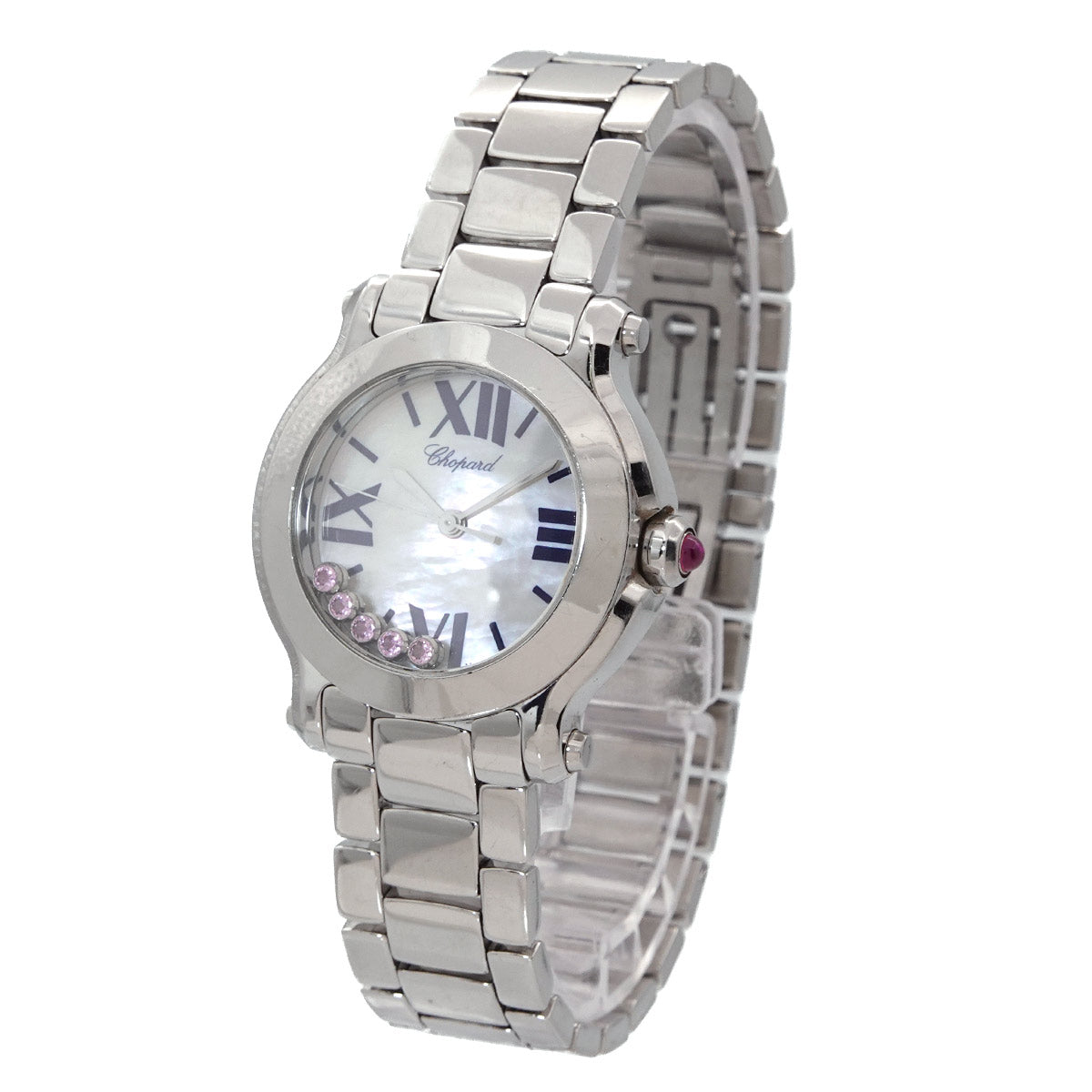 Happy Sports 27/8509 5P pink sapphire Quartz Watch