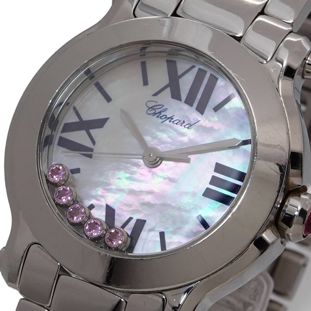 Happy Sports 27/8509 5P pink sapphire Quartz Watch