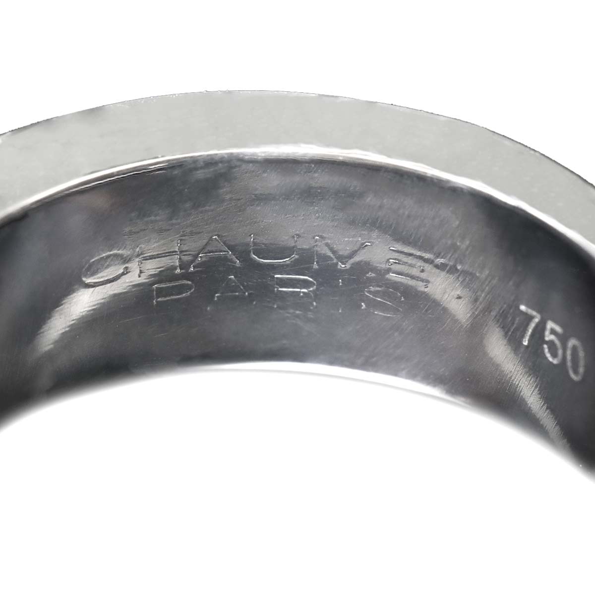 Liens Diamond Ring 18K White Gold 750 size52 5.5-5.75(US)