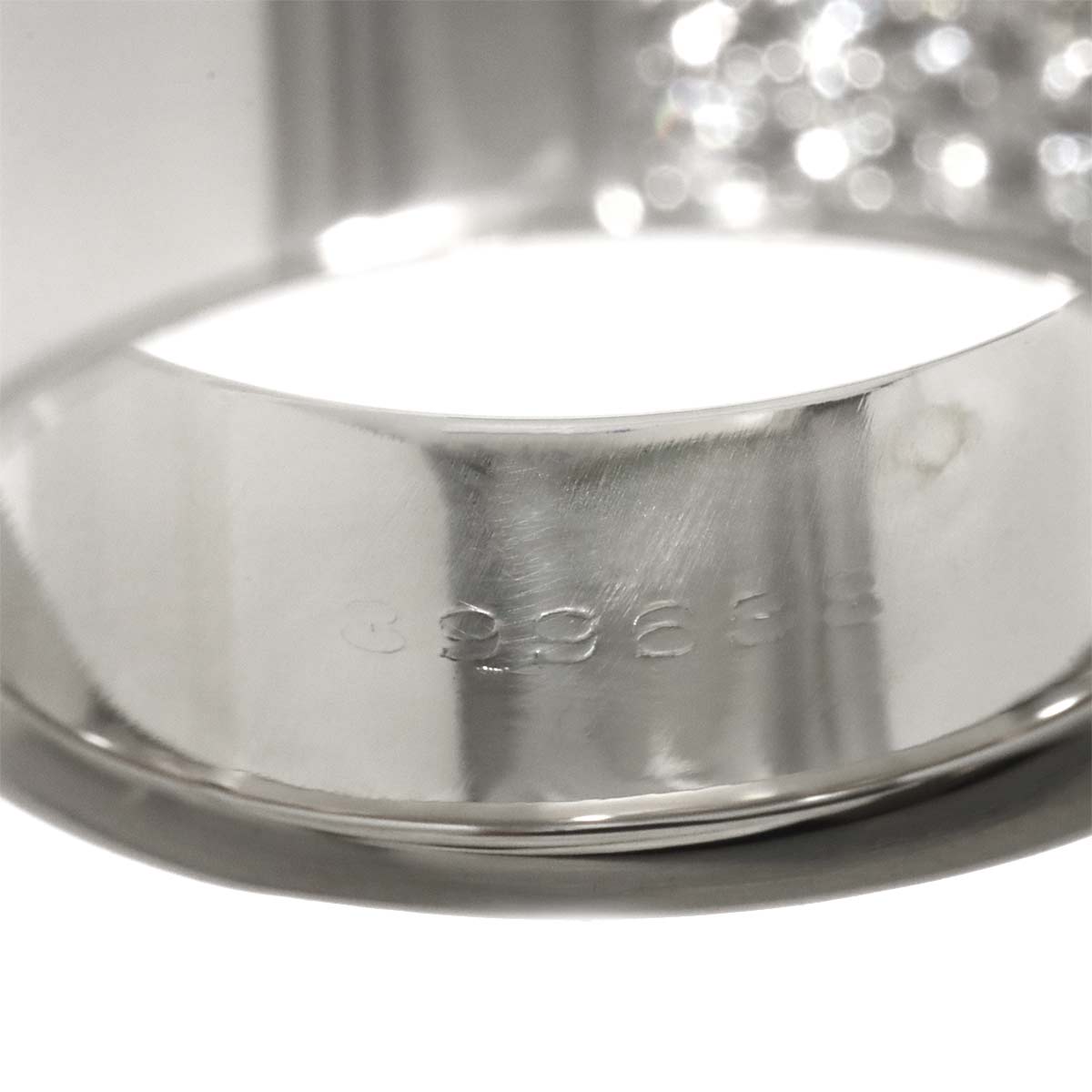 Liens Diamond Ring 18K White Gold 750 size52 5.5-5.75(US)