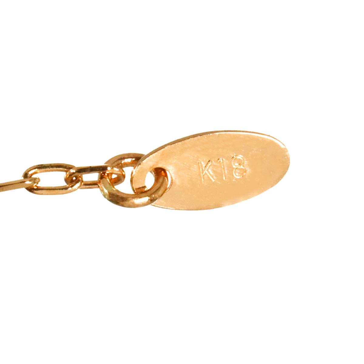 Diamond 0.13ct Necklace 18K Pink Gold 750