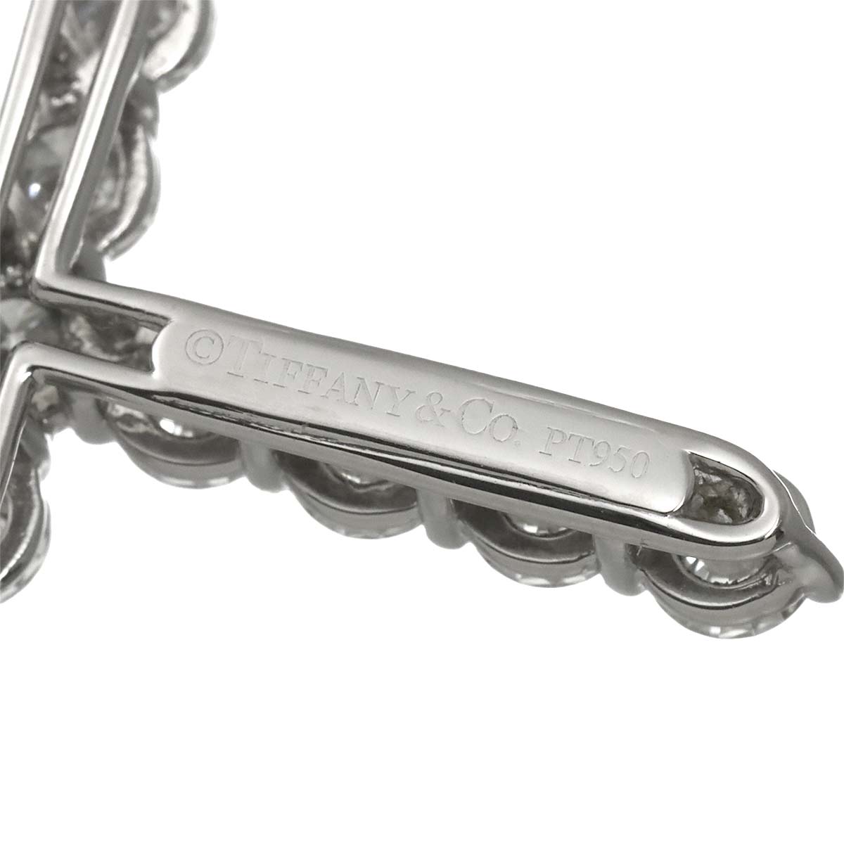 Large Cross Diamond Necklace Platinum