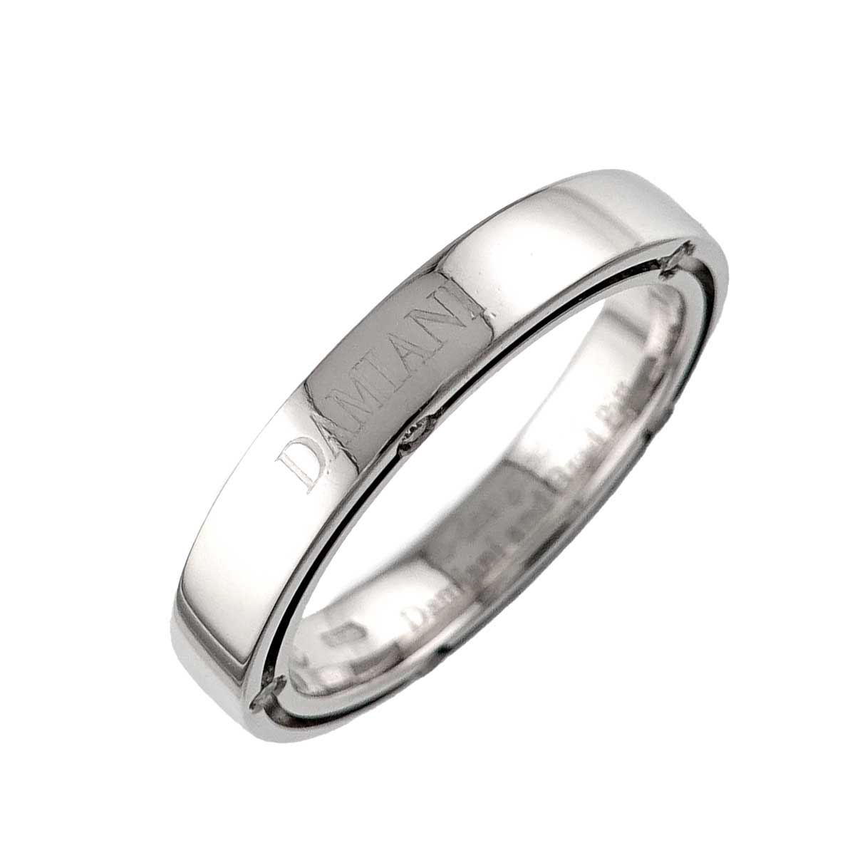 D-SIDE Diamond 10P Ring 18K White Gold 750 size7.5(US)