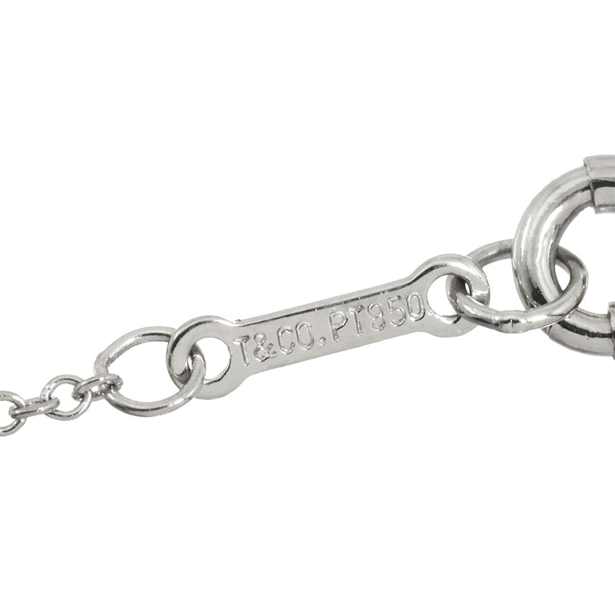 By The Yard Diamond 5P Bracelet Platinum