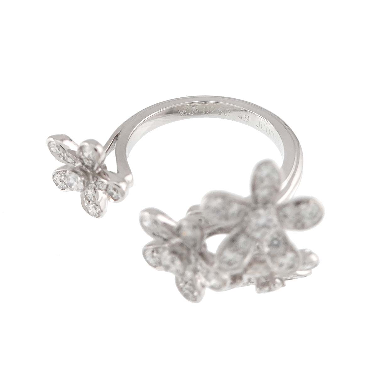 Socrates Diamond Ring 18K WG 750 size49 4.75-5(US)