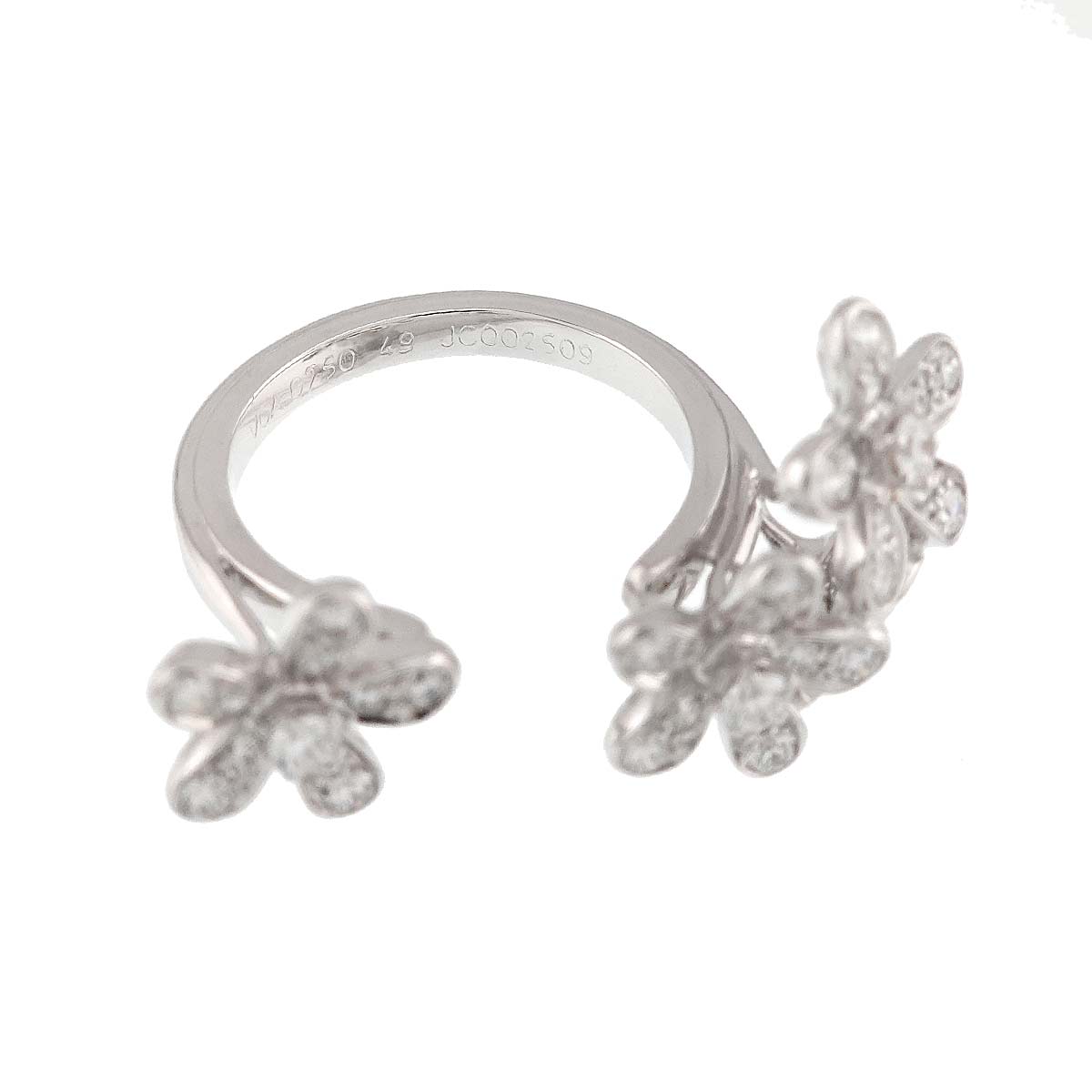 Socrates Diamond Ring 18K WG 750 size49 4.75-5(US)