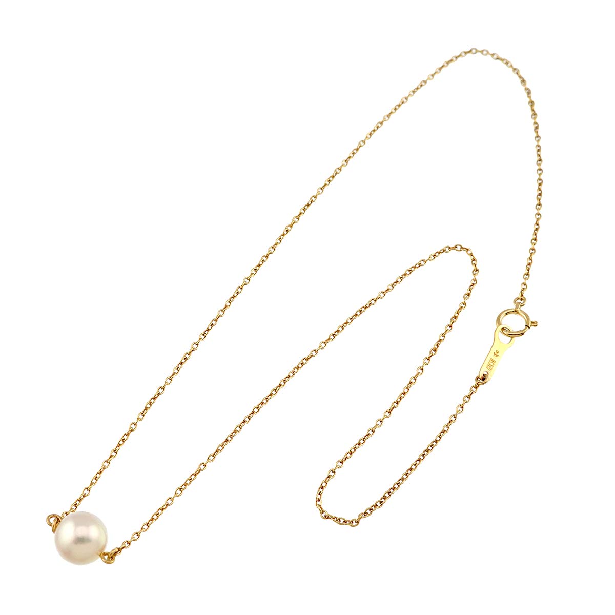 Akoya Pearl 8.0mm Necklace 18K YG 750