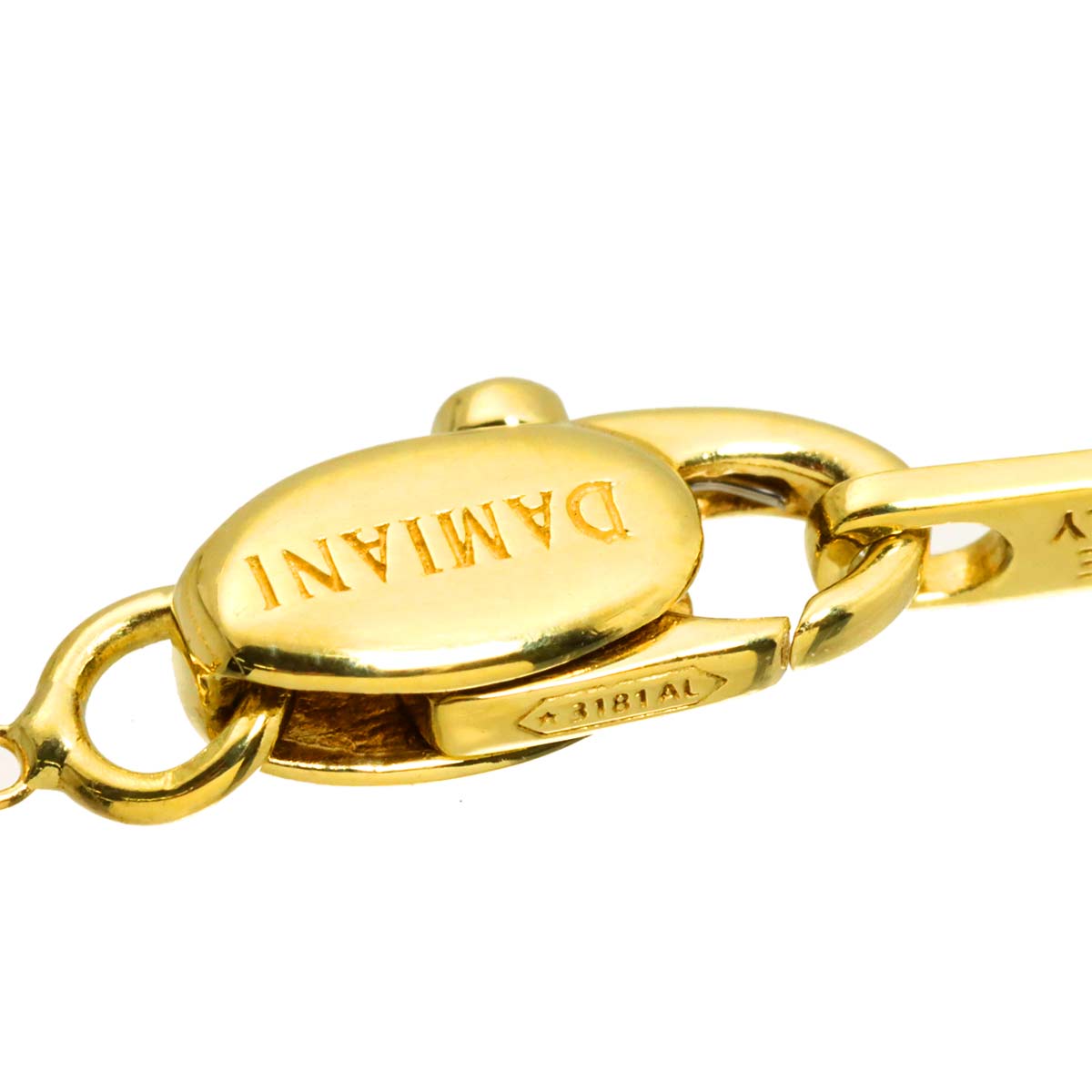 Belle Epoque Crown S Diamond Cross Necklace 18K YG 750