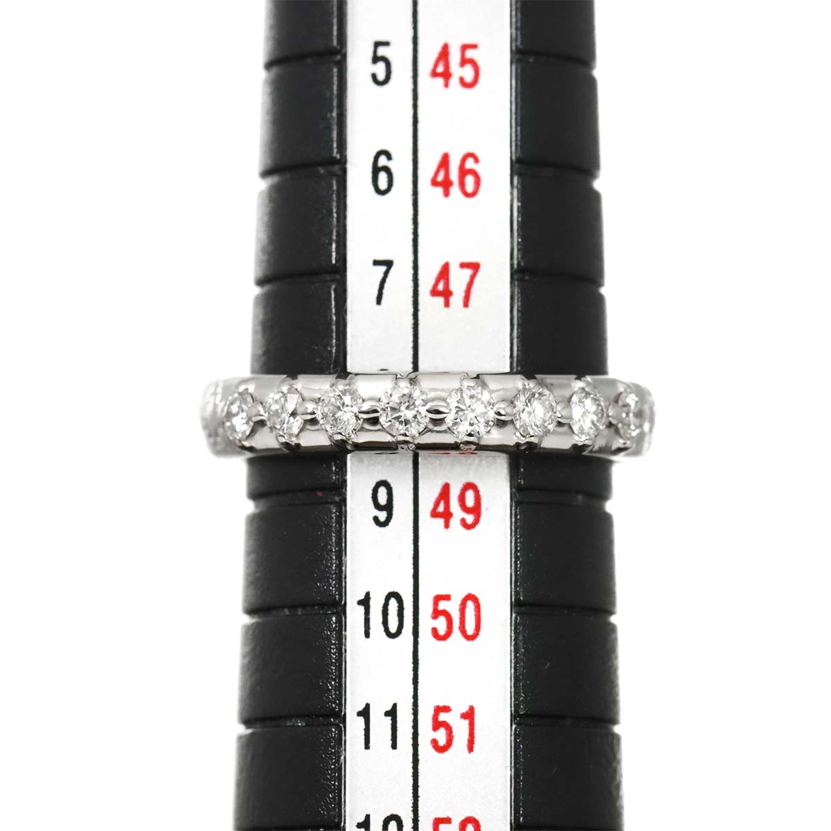 Diamantissima Diamond Ring 18K WG 750 Size8 4.5(US)