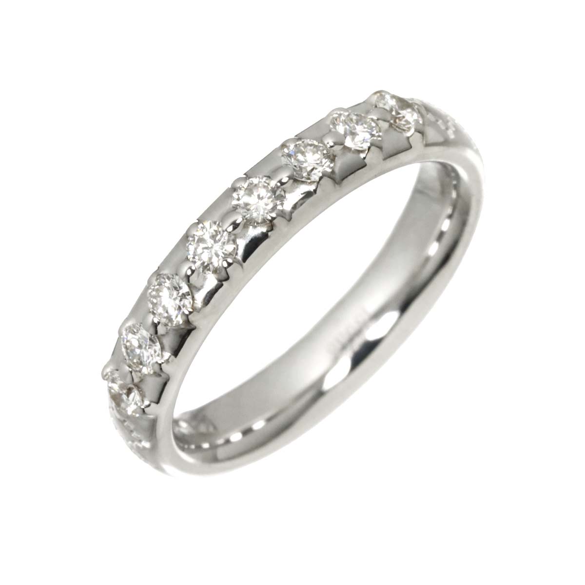 Diamantissima Diamond Ring 18K WG 750 Size8 4.5(US)