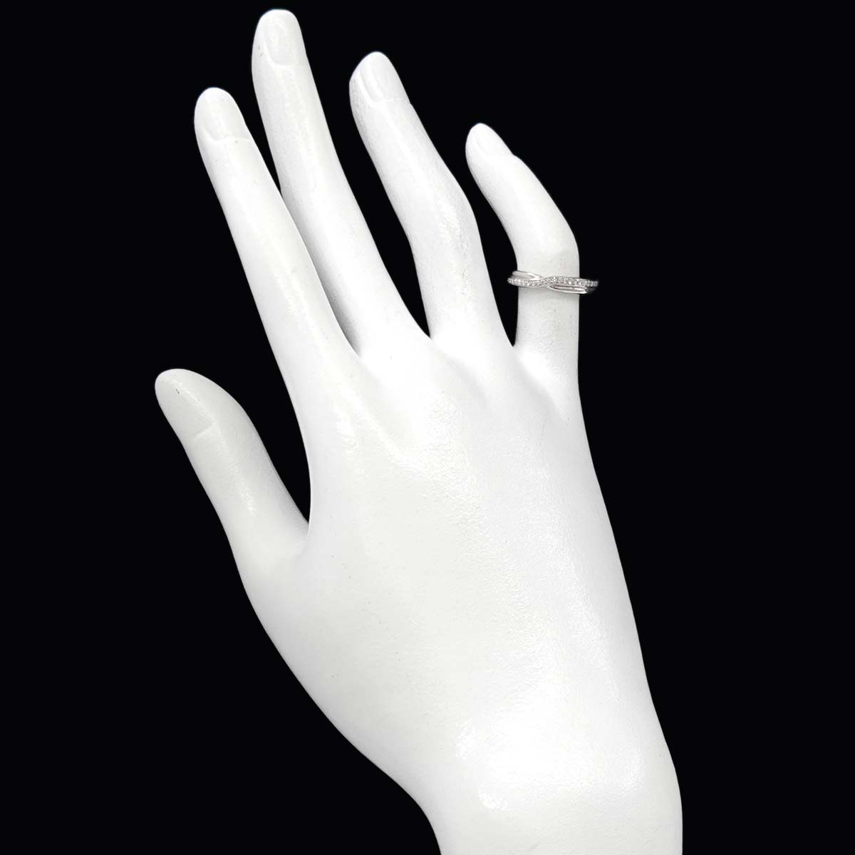 Diamond Ring Pt Platinum size3-3.25(US)