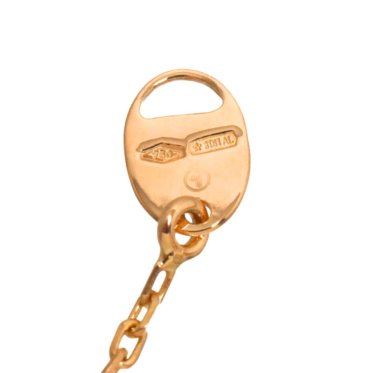 METROPOLITAN DREAM Cross Diamond Necklace 18K PG 750