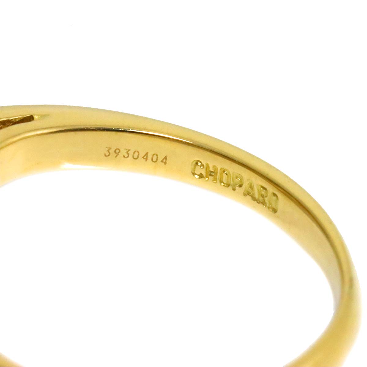 Happy Diamond MultiStone Ring 18K YG 750 Size4.75-5(US)