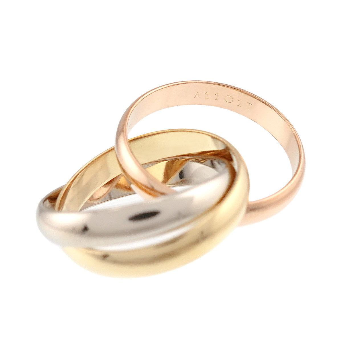 Trinity MM Ring 18K YG WG PG 750 Size51 5.5-5.75(US)