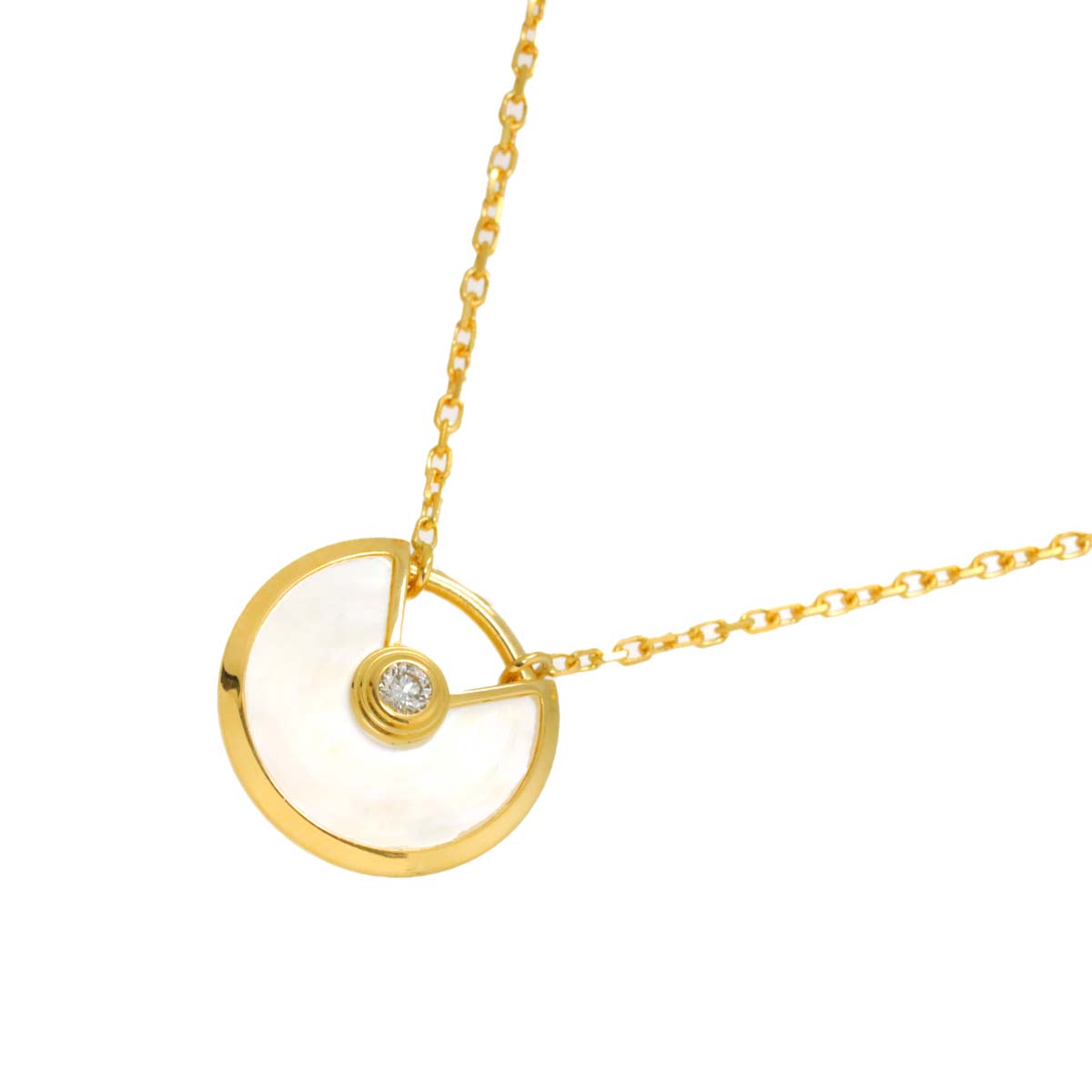 AMULETTE MOP Diamond Necklace 18K YG 750
