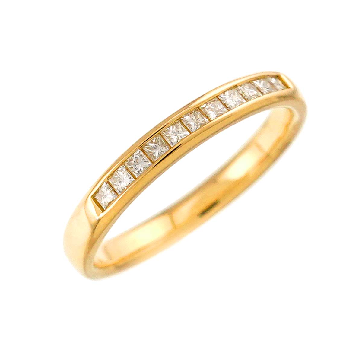 Diamond 0.16ct Ring 18K YG 750 size5.25(US)