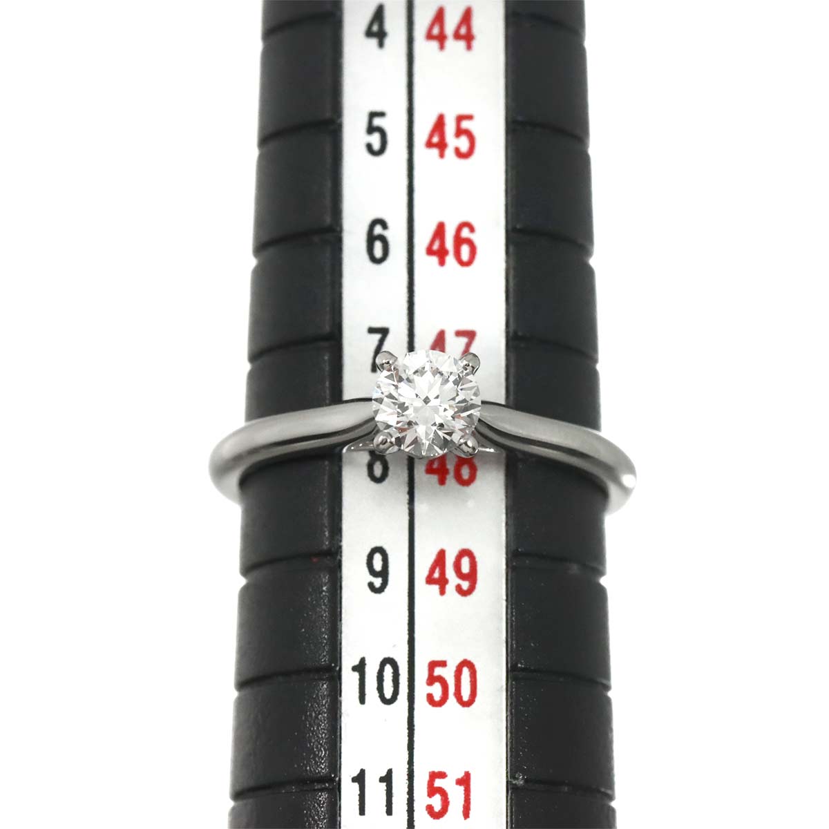 Diamond 0.31ct E/VVS1/3EX Ring Pt Size48 4.5(US)