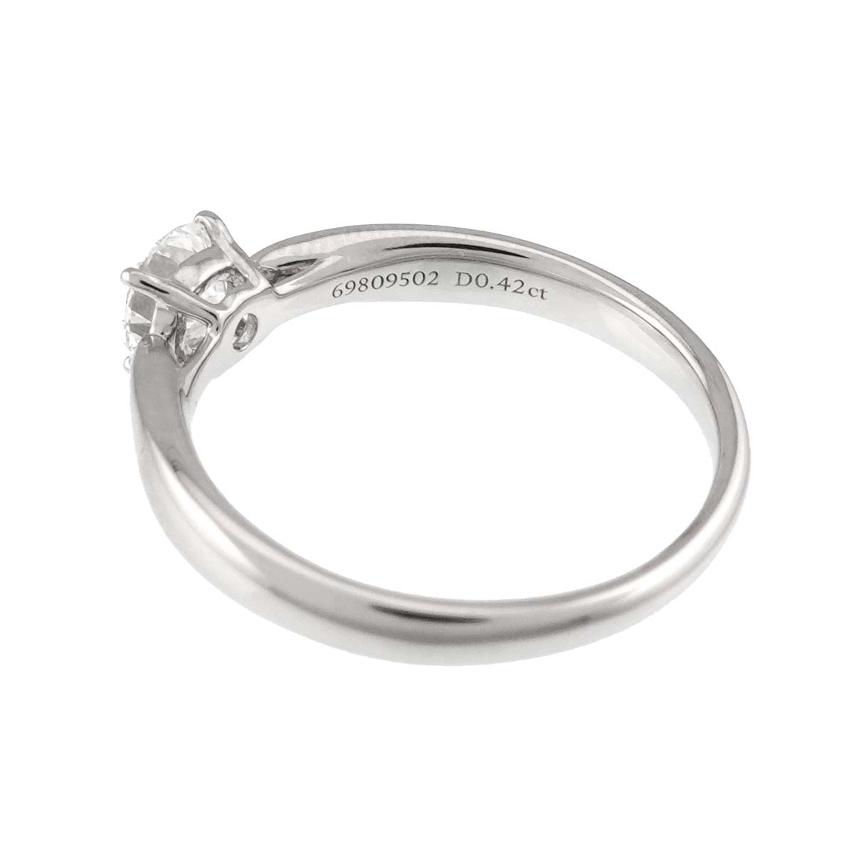 Harmony Diamond 0.42ct E/VVS1/3EX Ring Platinum Size4.5(US)