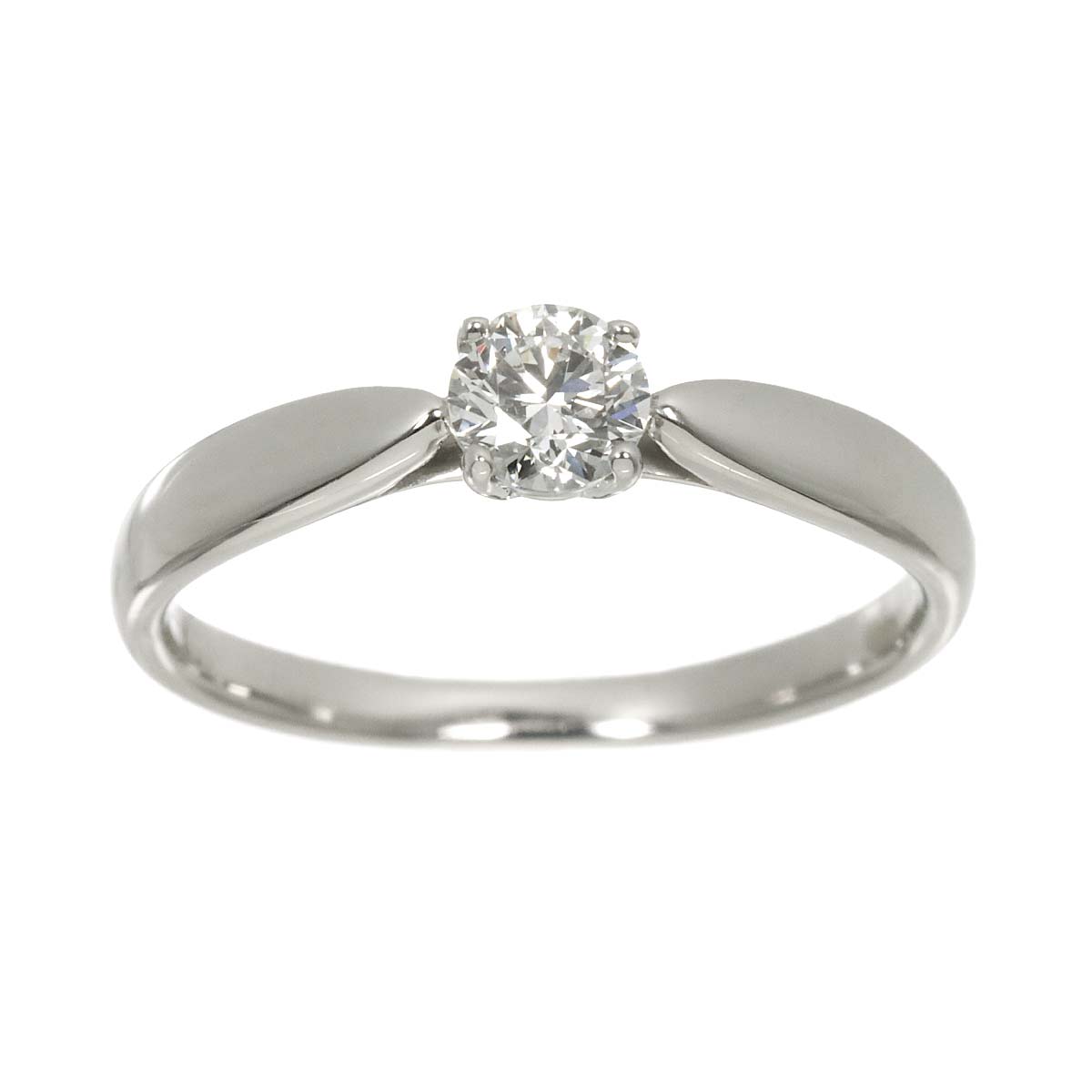 Harmony Ring Diamond 0.25ct Pt Platinum size4.5(US)