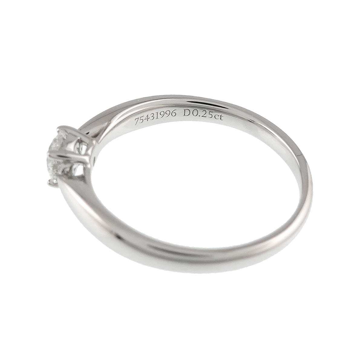 Harmony Ring Diamond 0.25ct Pt Platinum size4.5(US)