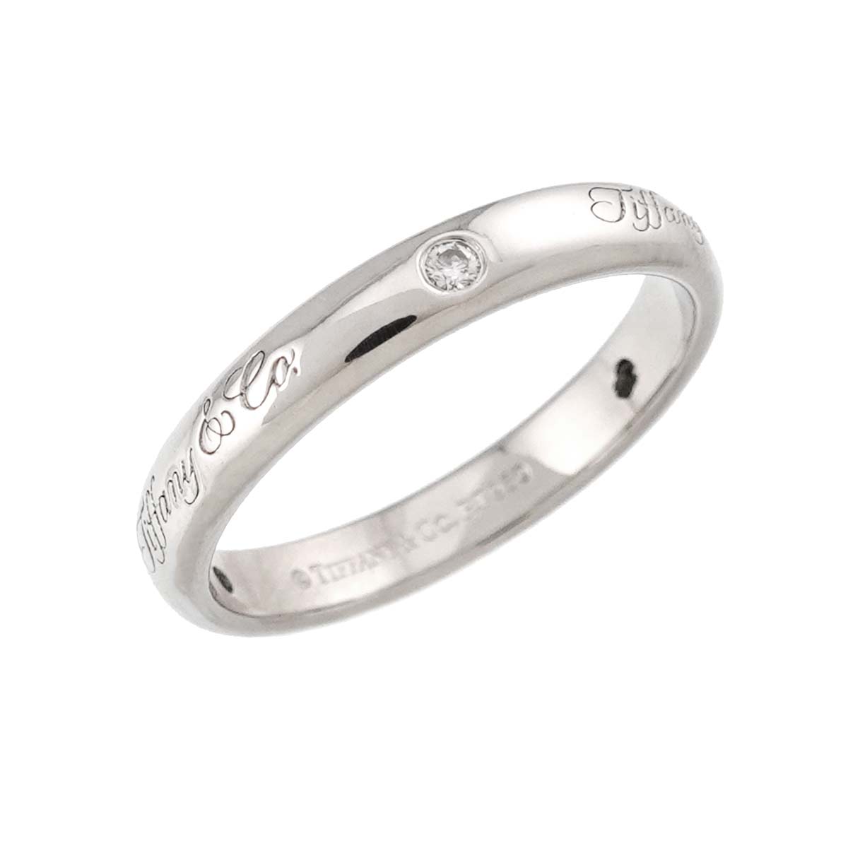 Lucida Notes Diamond Ring Pt Platinum sizesize5.25(US)