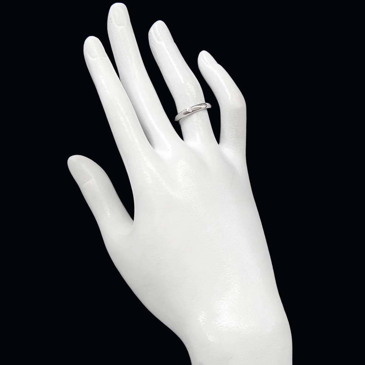 Lucida Notes Diamond Ring Pt Platinum sizesize5.25(US)