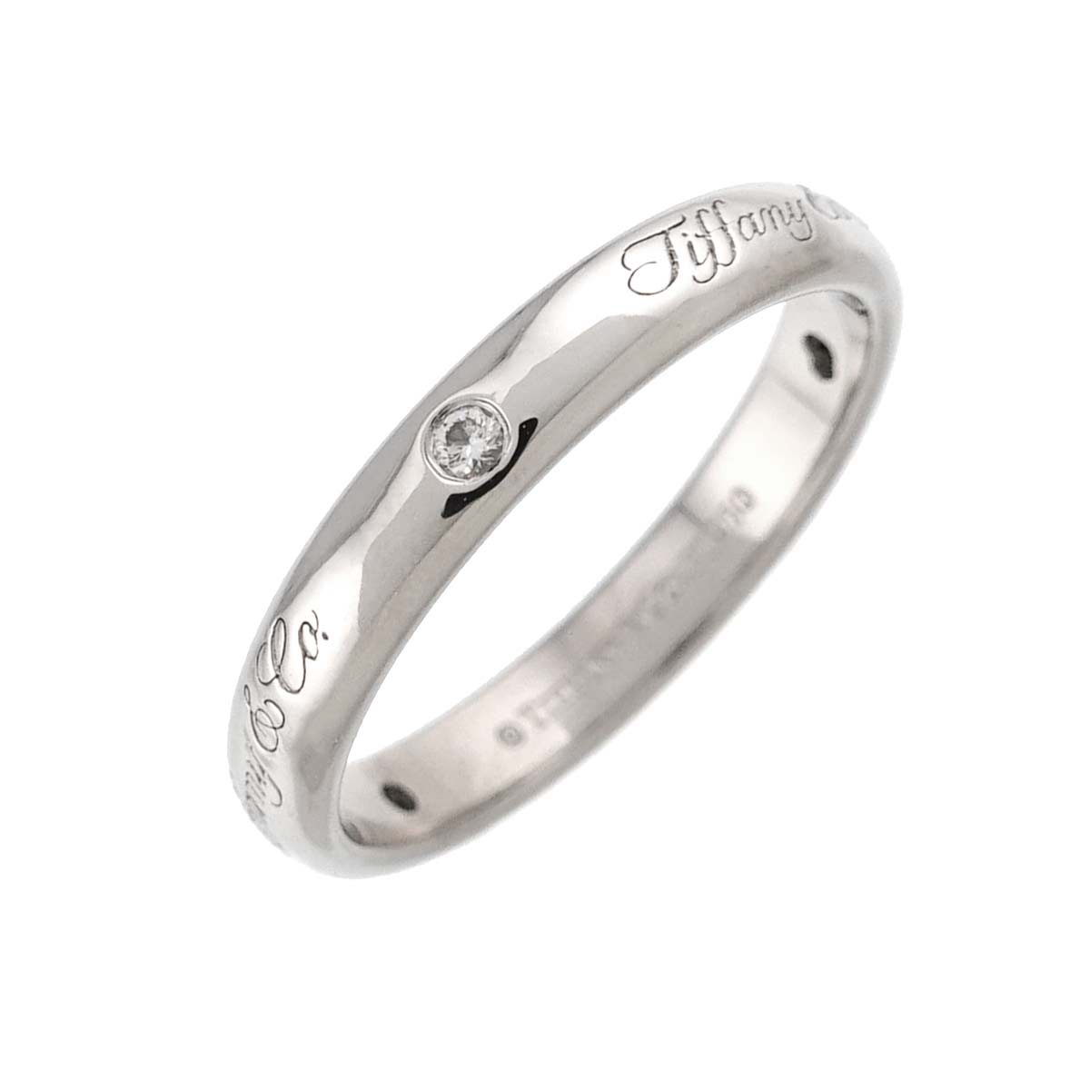 Lucida Notes Diamond Ring Pt Platinum sizesize5.25(US)