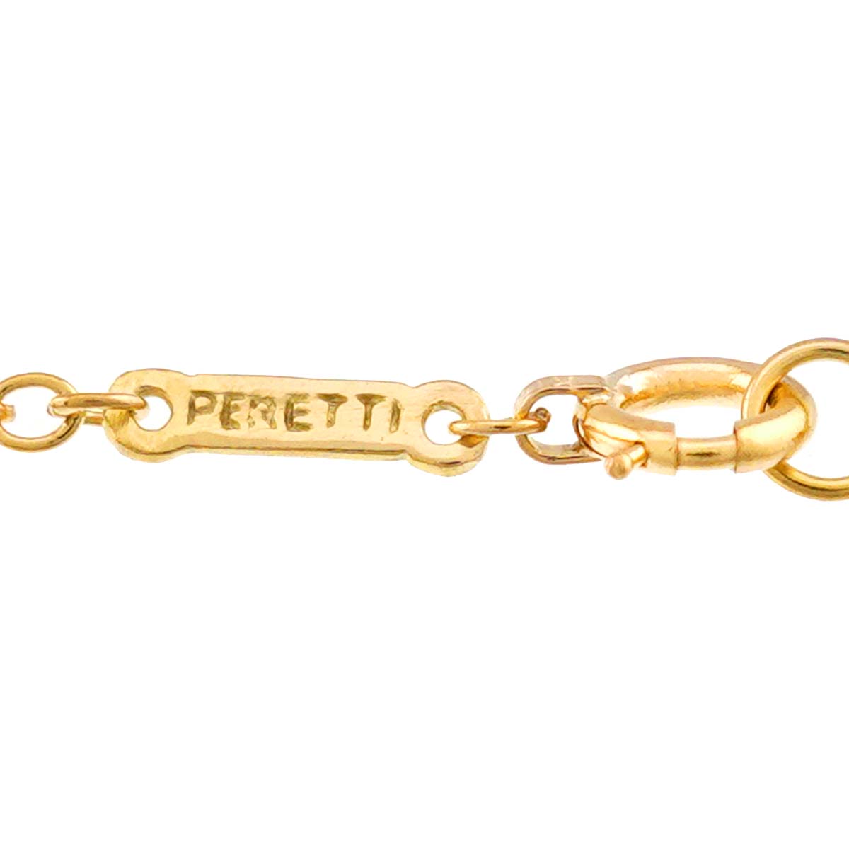 Apple motif Large Long Necklace 18K Yellow Gold 750