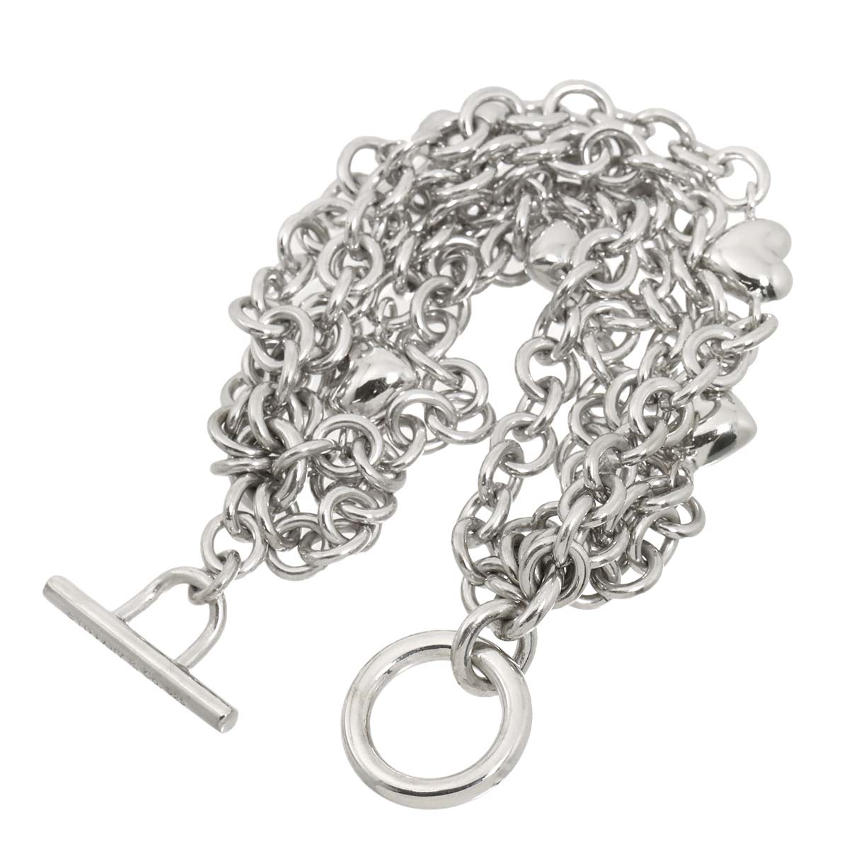 Chain Heart Bracelet SV 925 Silver
