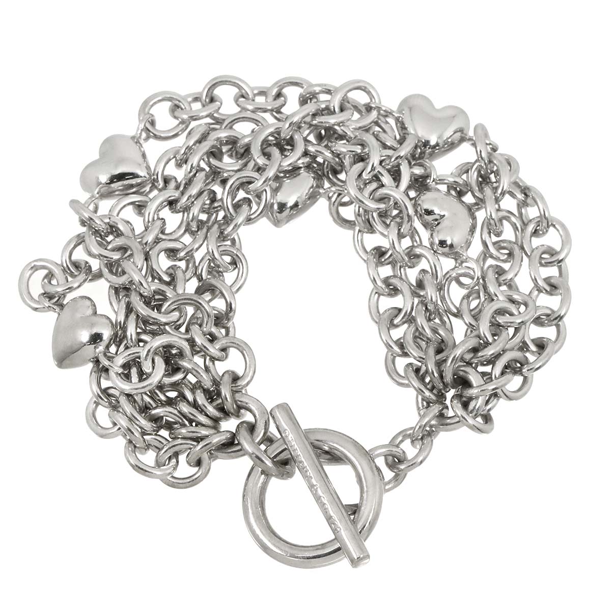 Chain Heart Bracelet SV 925 Silver