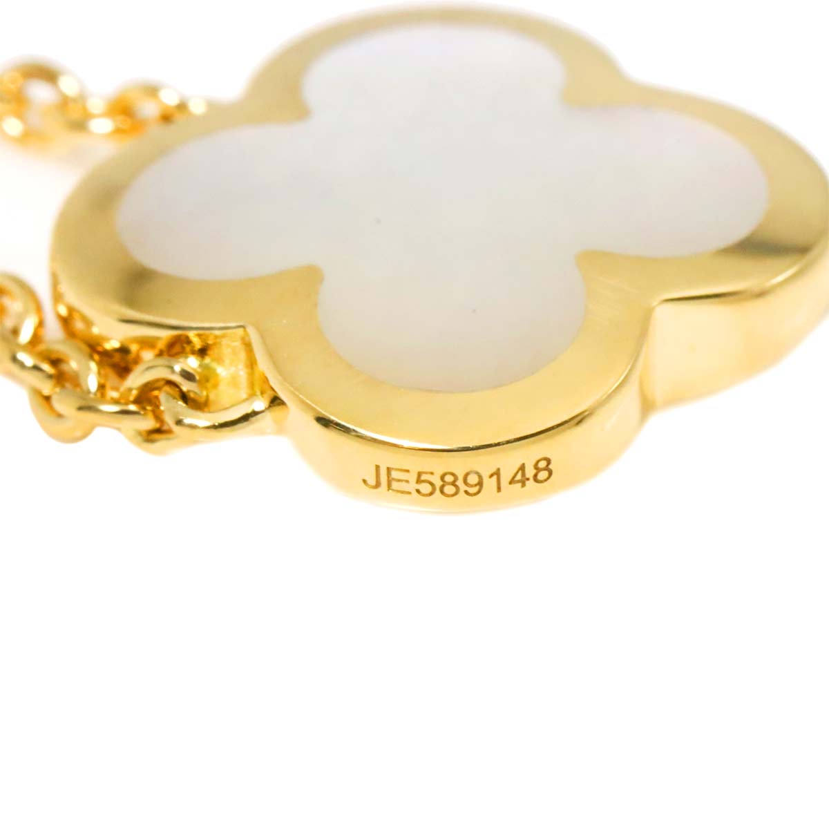 Pure Alhambra MOP Necklace 18K YG 750