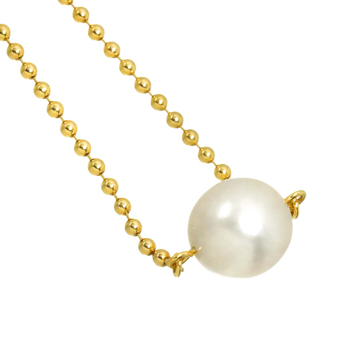 Akoya Pearl 8.2mm Necklace 18K YG 750