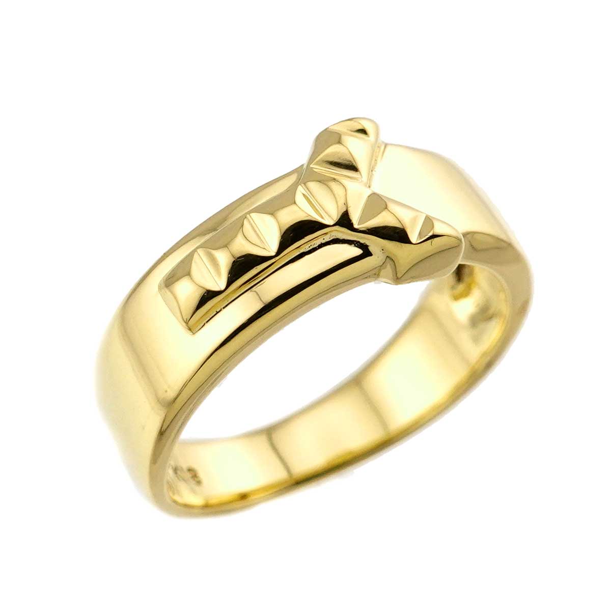Ring 18K Yellow Gold 750 size6(US)