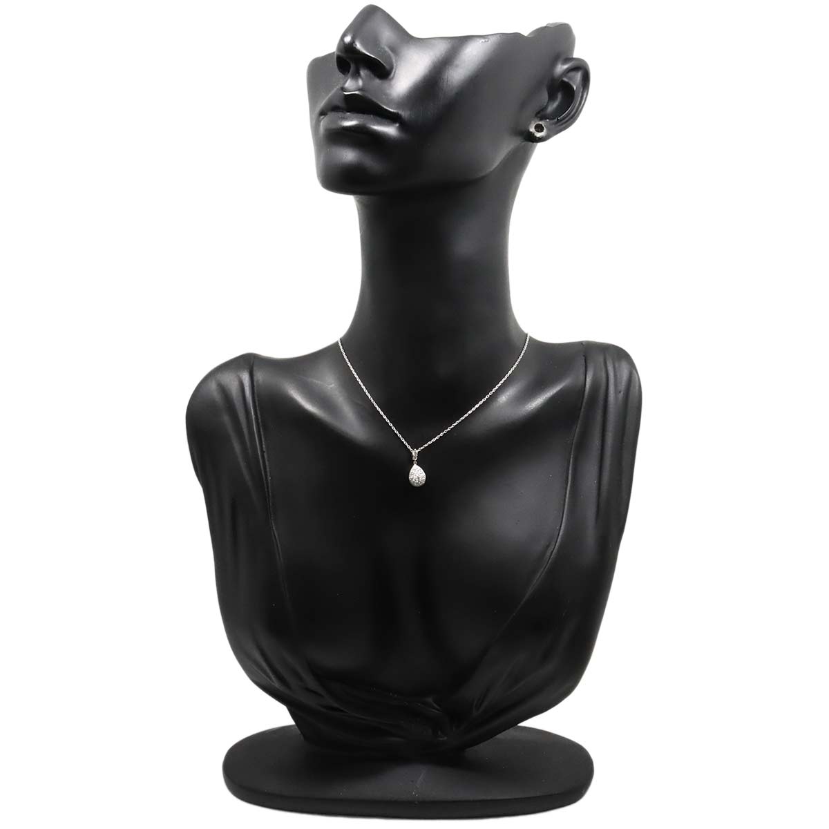 Diamond 0.21ct Necklace 18K White Gold 750