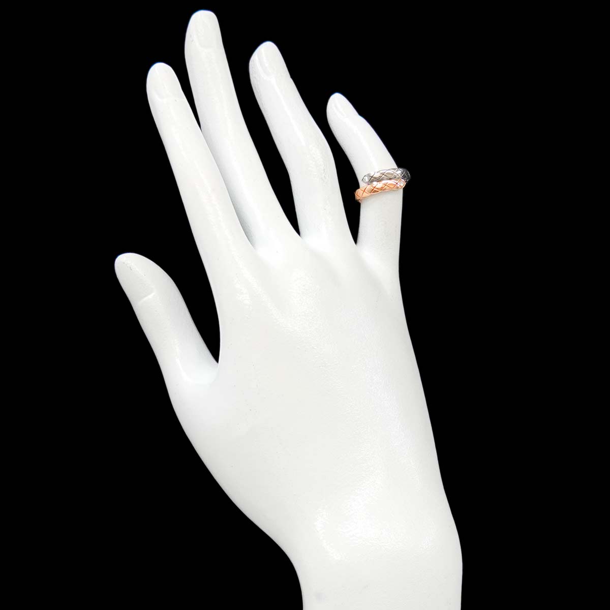 Coco Crush Diamond Ring SM WG PG 750 size45 3.25(US)